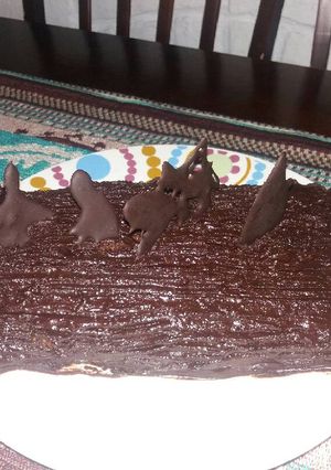 Una foto de Pionono a puro chocolate