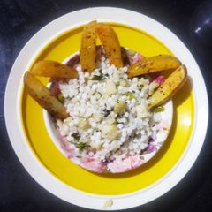 A picture of Sabudana Potato Khichdi.