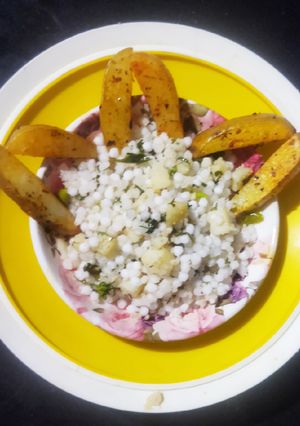 A picture of Sabudana Potato Khichdi.