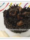 Black Rice with Squid and Aioli Sauce