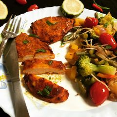 A picture of Grilled Chicken Steak.