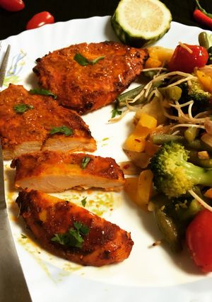 A picture of Grilled Chicken Steak.
