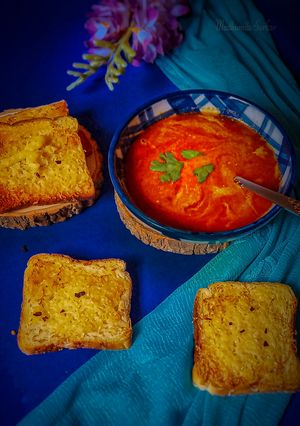 টমেটো স্যুপ(tomato soup recipe in Bengali) রেসিপির প্রধান ছবি