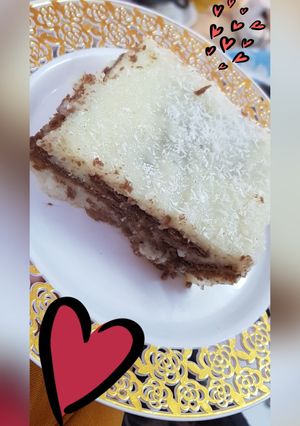 صورة لوصفة مهلبية بالبسكويت