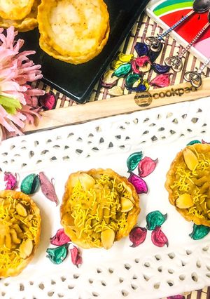 A picture of Wheat flour Halwa.