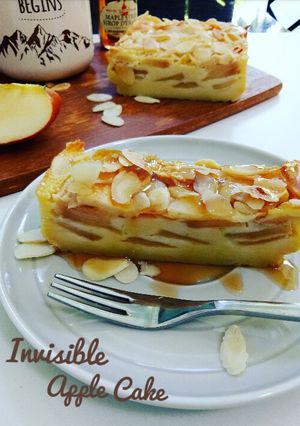 Foto resep Invisible Apple Cake