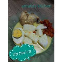 A picture of Opor Ayam Telur.