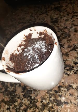 Una foto de Torta casera en taza fácil de hacer