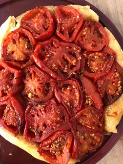 Une photo de Tarte tatin de tomates