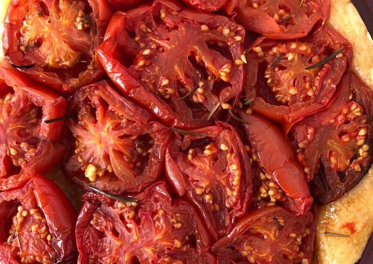 Comment à Préparer Super rapide fait maison Tarte tatin de tomates