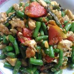 Tumis buncis tahu telur simple...#berkah ramadhan. রেসিপির প্রধান ছবি