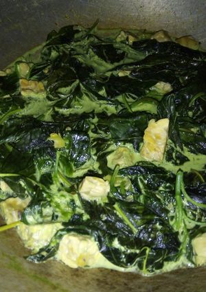Foto resep Sayur bayam
