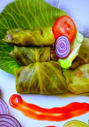 বাঁধাকপির ভাপা পিঠে(bandhakopir bhapa pithe recipe in Bengali) রেসিপির প্রধান ছবি