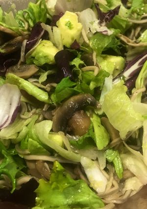 Una foto de Ensalada templada