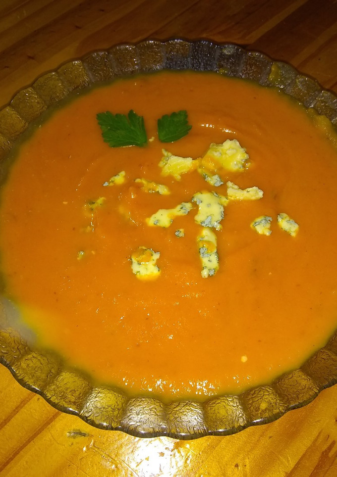 Una foto de Sopa crema de calabaza 🎃