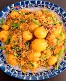 Trứng gà non xào sả ớt