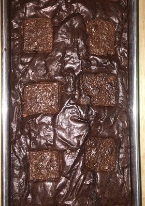 Foto resep Brownies panggang shiny crust