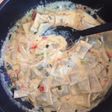 Ravioles con salsa de verdeo