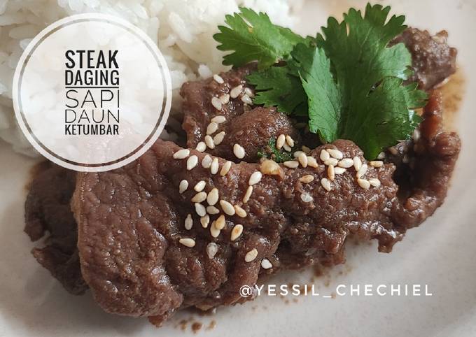 Resep Steak Daging Sapi Daun Ketumbar Oleh Yessil Chechiel Cookpad