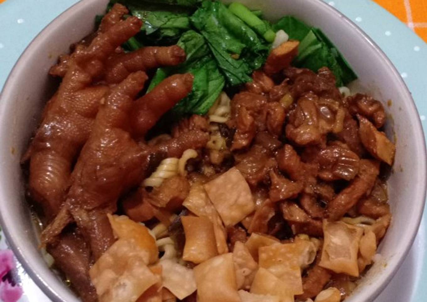 Mie ayam abang-abang bumbu rumahan enak banget!