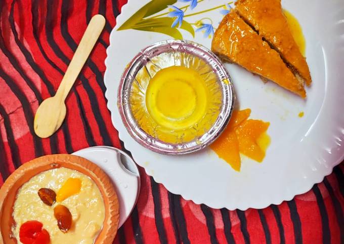 Recipe of Homemade 3-Layered Mango Tart