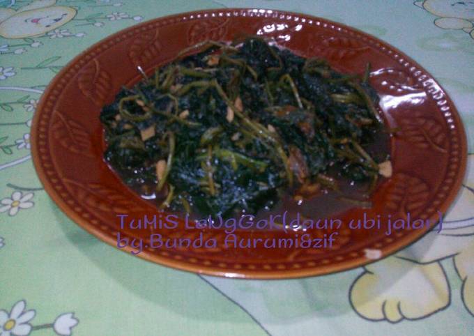 Resep TuMiS LeNgGoK(daun ubi jalar), Bikin Ngiler