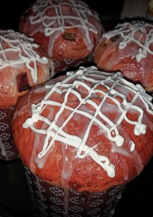 Una foto de Pan dulce navideño con harina pureza