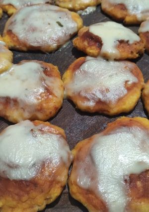 Una foto de Pizzetas de zanahoria