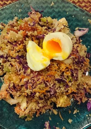 Una foto de Ensalada con Trigo Burgol