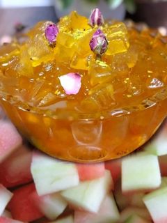 عکسی از دستور مربای پوست هندوانه😋