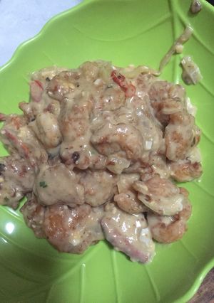 Foto resep Prawn salted egg / udang saus telor asin