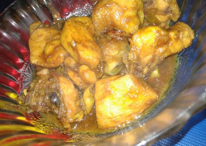 Semur ayam pedas manis