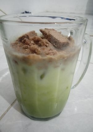 Foto resep Es Susu Matcha