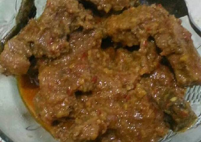 Semur daging pedas