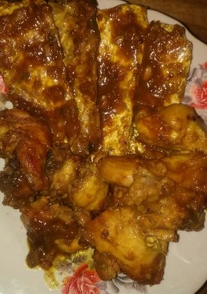 Foto resep Ayam Tempe Ungkep Kecap