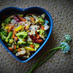 A picture of Veggie Delight.