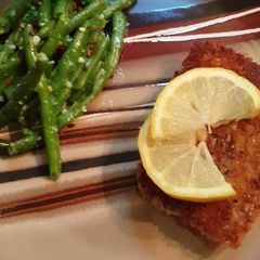 A picture of Lemon Pepper Panko Salmon.