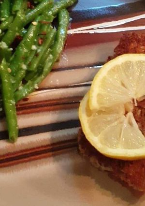 A picture of Lemon Pepper Panko Salmon.