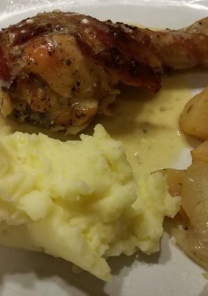 Részeges csirke recept fotója