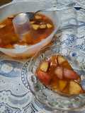 Gelatina con frutas de estación