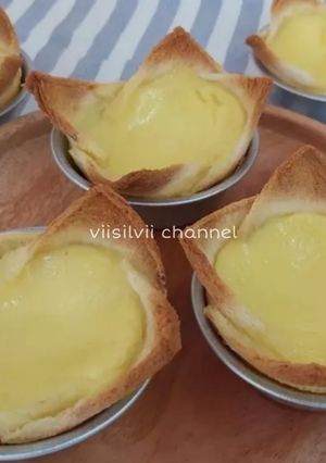 Foto resep Eggtart roti tawar