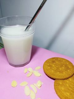 Foto resep Almond Milk simple (Susu kacang almond)