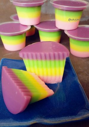 Foto resep Puding lapis