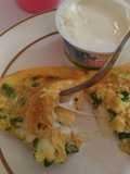 Mozarella Omelette keto dadar simple