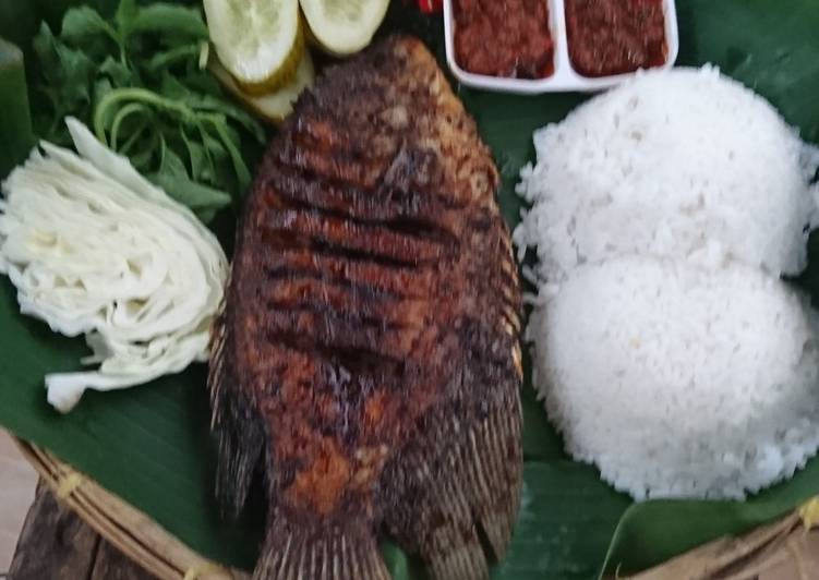 Resep Gurami bakar pedas manis yang Lezat