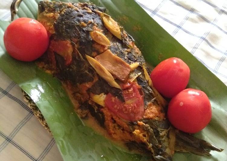 Resep Pepes ikan mas duri lunak Lezat