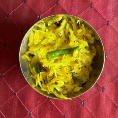 A picture of Papaya sambharo.