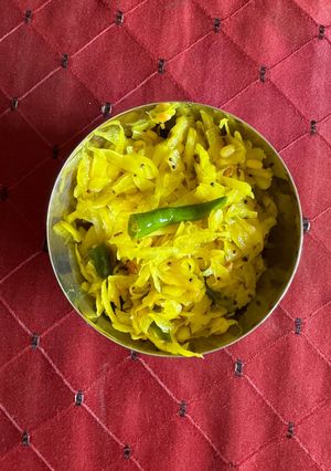 A picture of Papaya sambharo.