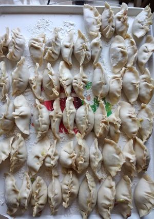 A picture of Pork and Cabbage Dumplings.