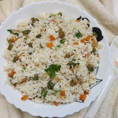 A picture of Mixed Veg Cumin Fried Rice.
